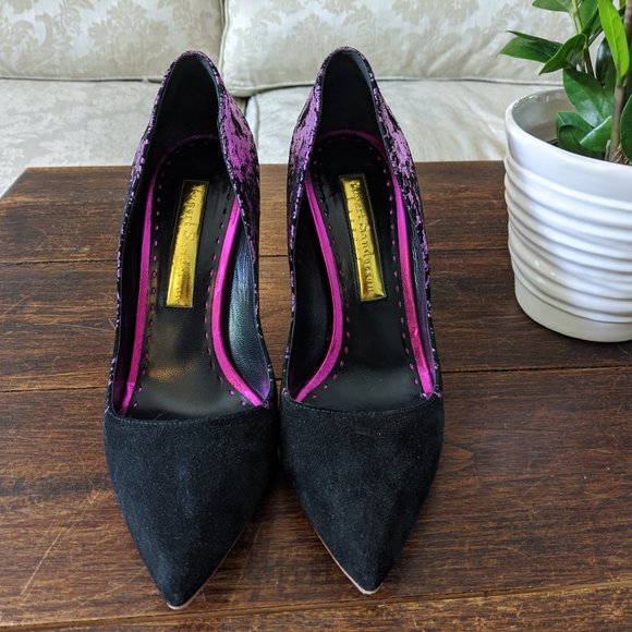 Rupert Sanderson Pointed-Toe Diva Pumps - Picture 6 of 12